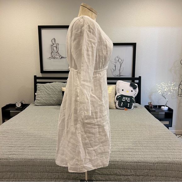 Athleta White Linen Dress - Picture 3 of 6